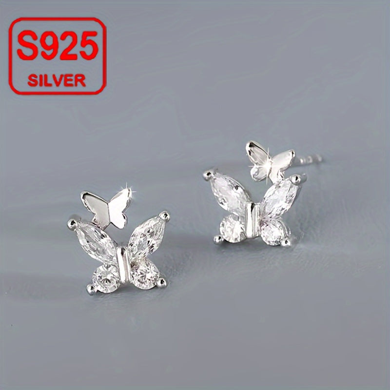 Full Body Material 925 Sterling Silver Anti Allergic Earrings