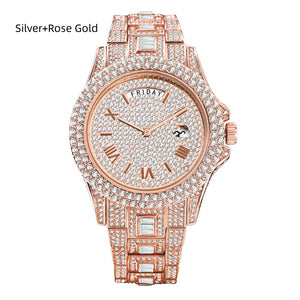 Full Diamond Watch
Quartz Watch for Men