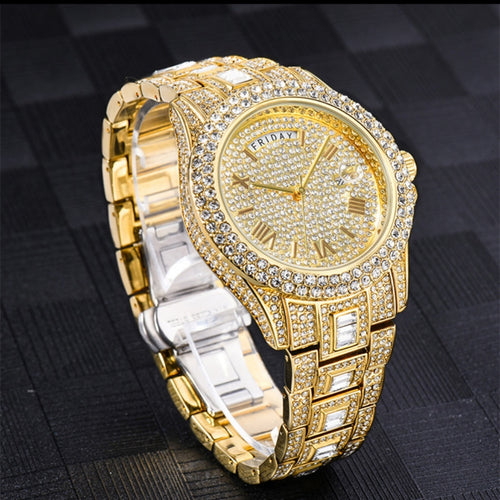 Man Pair Calendar Full Diamond Luxury Quartz Watch
Full Diamond Quartz Watch for Men
Luxury Diamond Watch with Calendar
Men’s Luxury Diamond Quartz Watch
Elegant Pair Watches for Couples
