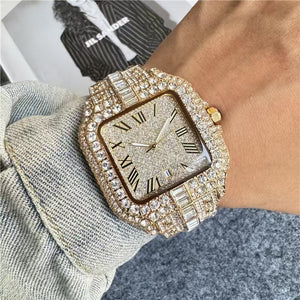 High Quality Big Diamond Starry Men's Multi-functional Fashion Quartz Watch