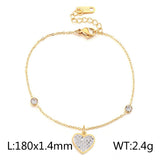 Women's Simple Love Stainless Steel Bracelet