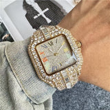 High Quality Big Diamond Starry Men's Multi-functional Fashion Quartz Watch