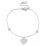 Women's Simple Love Stainless Steel Bracelet