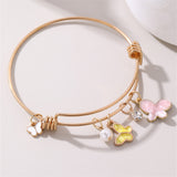 Oil Dripping Butterfly Bracelet
Simple Flower Bracelet