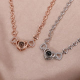 Photo projection jewelry
Memory bracelet
Heart pendant bracelet
Custom photo gift