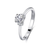 S925 Silver Classic Micro-inlaid Diamond Ring