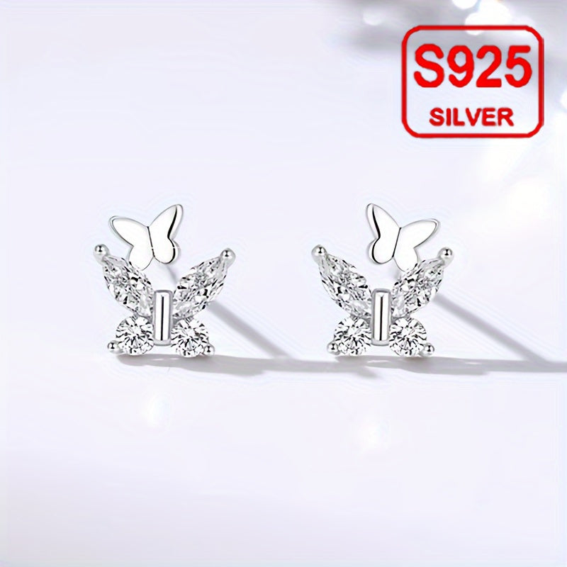 Full Body Material 925 Sterling Silver Anti Allergic Earrings